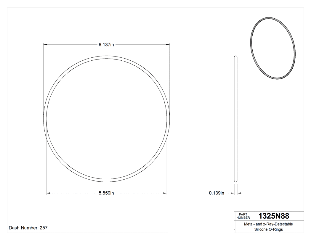 Technical drawing - 1325N88